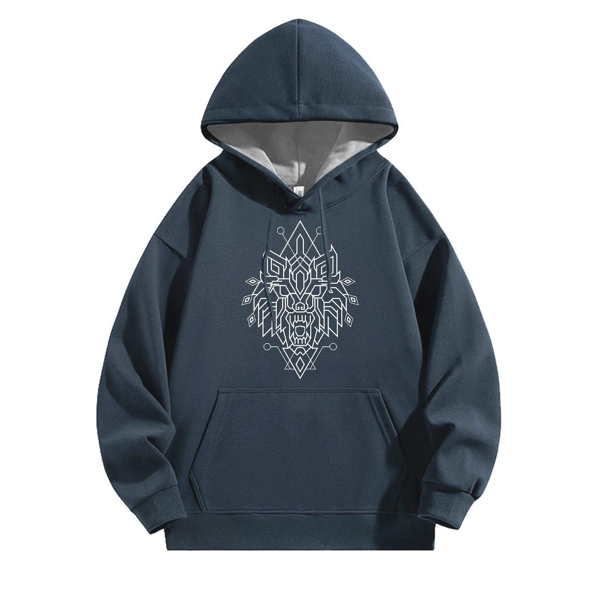 Casual New Hooded Sweatshirt Breathable Hooded Collar Wholesale Men Tops Hoodie Custom Anime Top Hoodie Spring Autumn Warm Fleece