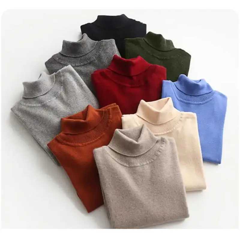 Cashmere turtleneck men sweater clothes for 2023 autumn winter hombre pull homme hiver pullover men high neck sweaters LX241024