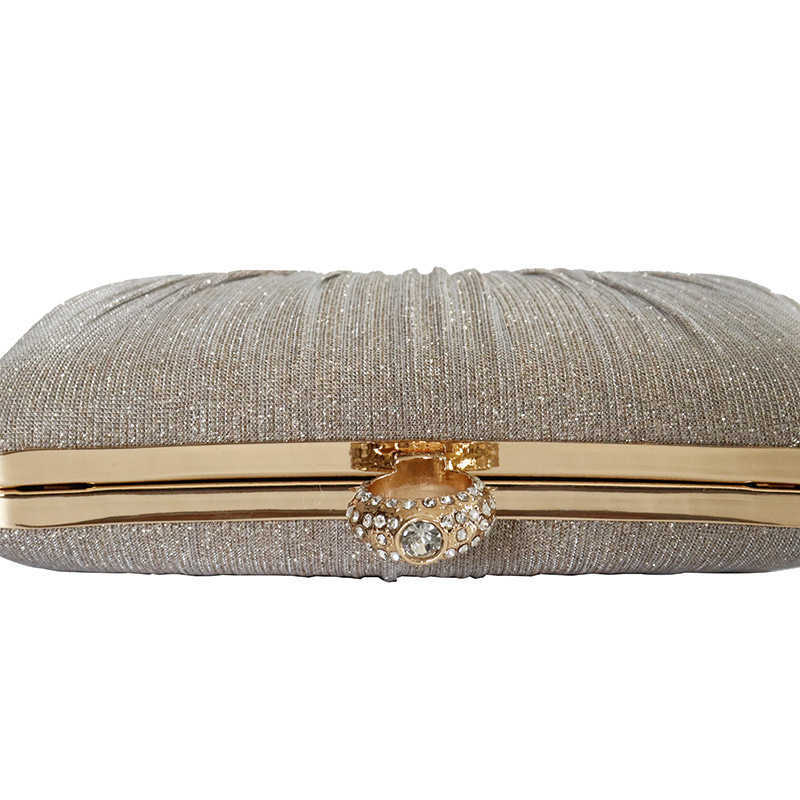 CMM New Handmade Pleated Handbag for Dinner Parties Ladies Ring Finger Banquet Bag