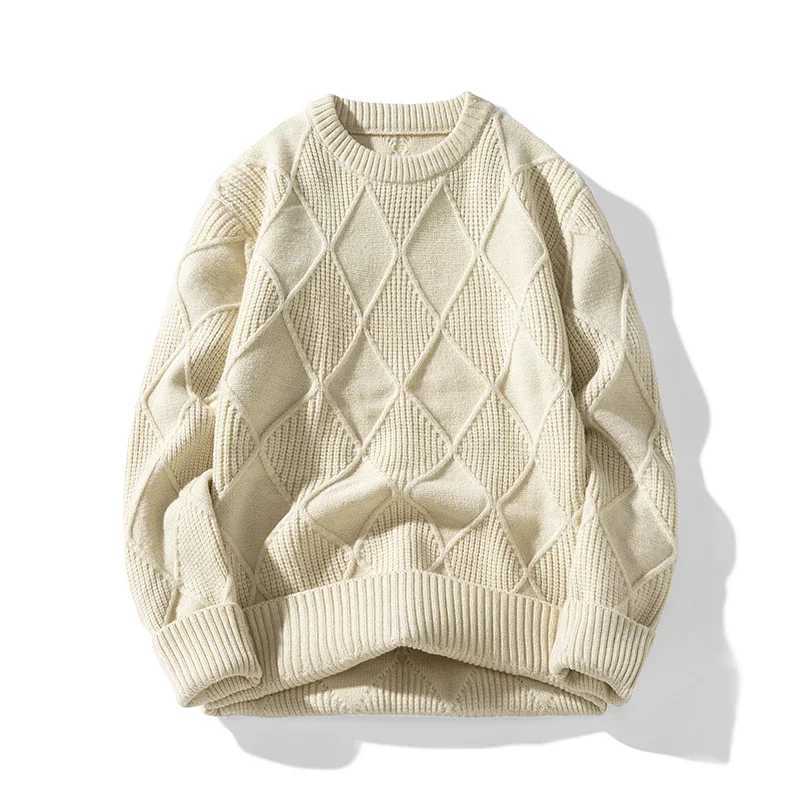 Japanese Sweater Mens Autumn Winter Loose Casual Base Shirt Slouchy Twist Knit Mens Sweater Jumper Casual Everything LX241024