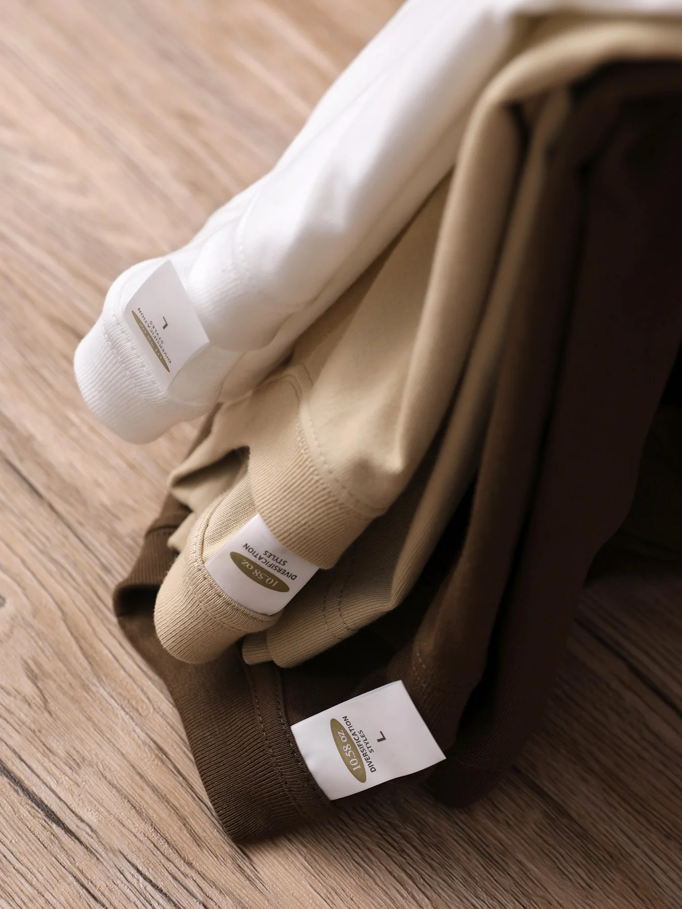 10.58oz 300g heavy-duty cotton ultra-fine solid color shoulder short sleeved mens summer T-shirt 241024