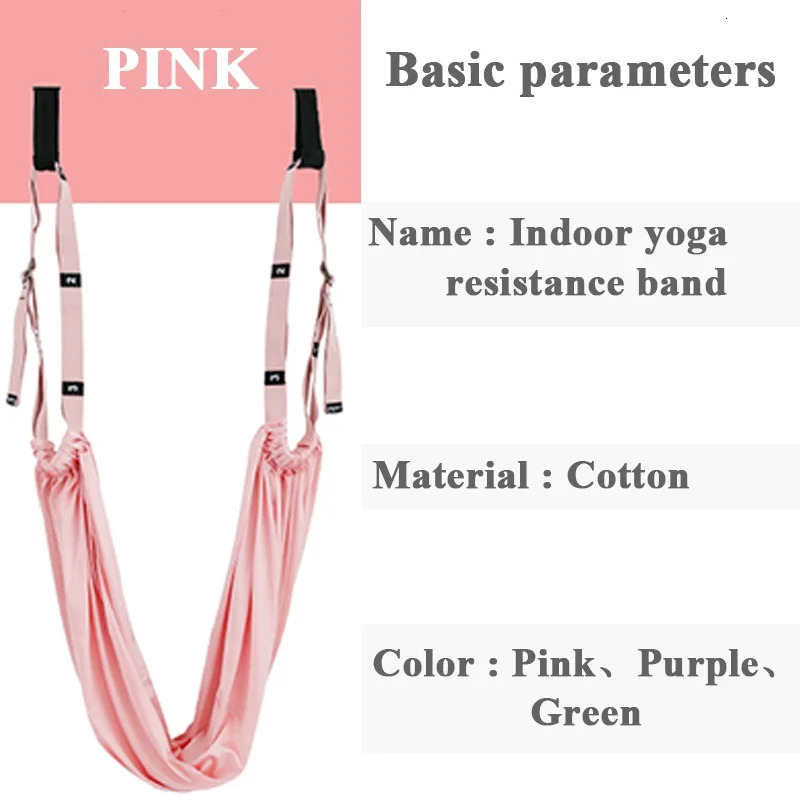 Adjustable Aerial Yoga Strap Hammock Swing Stretching AntiGravity Inversion Belts Gym Training y241024