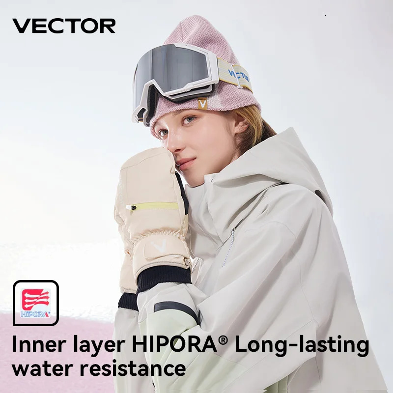 VECTOR Mens and Womens Detachable Cotton Protective Gloves Are Windproof Splash Proof Anti Slip Warm Wearresistant 241024