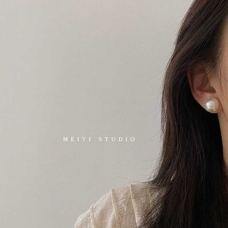 Korean Chic Simulated Pearl Beads Stud Earrings Brincos Party Bridal Wedding JewelryX241023