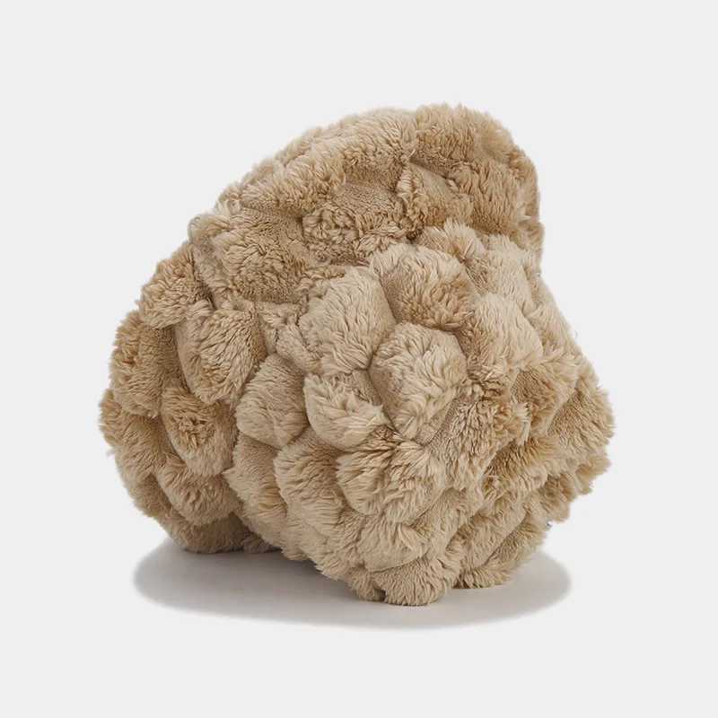 FS Retro Pineapple Pattern Bucket Hat Mens Khaki White Warm Rabbit Fur Winter Hat Warm Outdoor Panama Hat Sbrero 2023 X241023