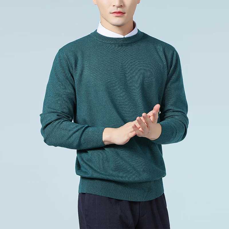 Men Cashmere Sweater Autumn Winter Soft Warm Jumper Pullover O-Neck Knitted Sweaters LX241024