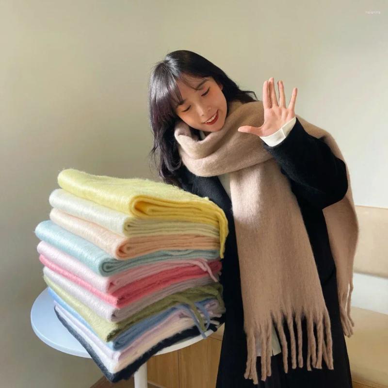 Thickened Lon Wrap Mohair 1PC 210 Shawls For Warm Soft scarf designers