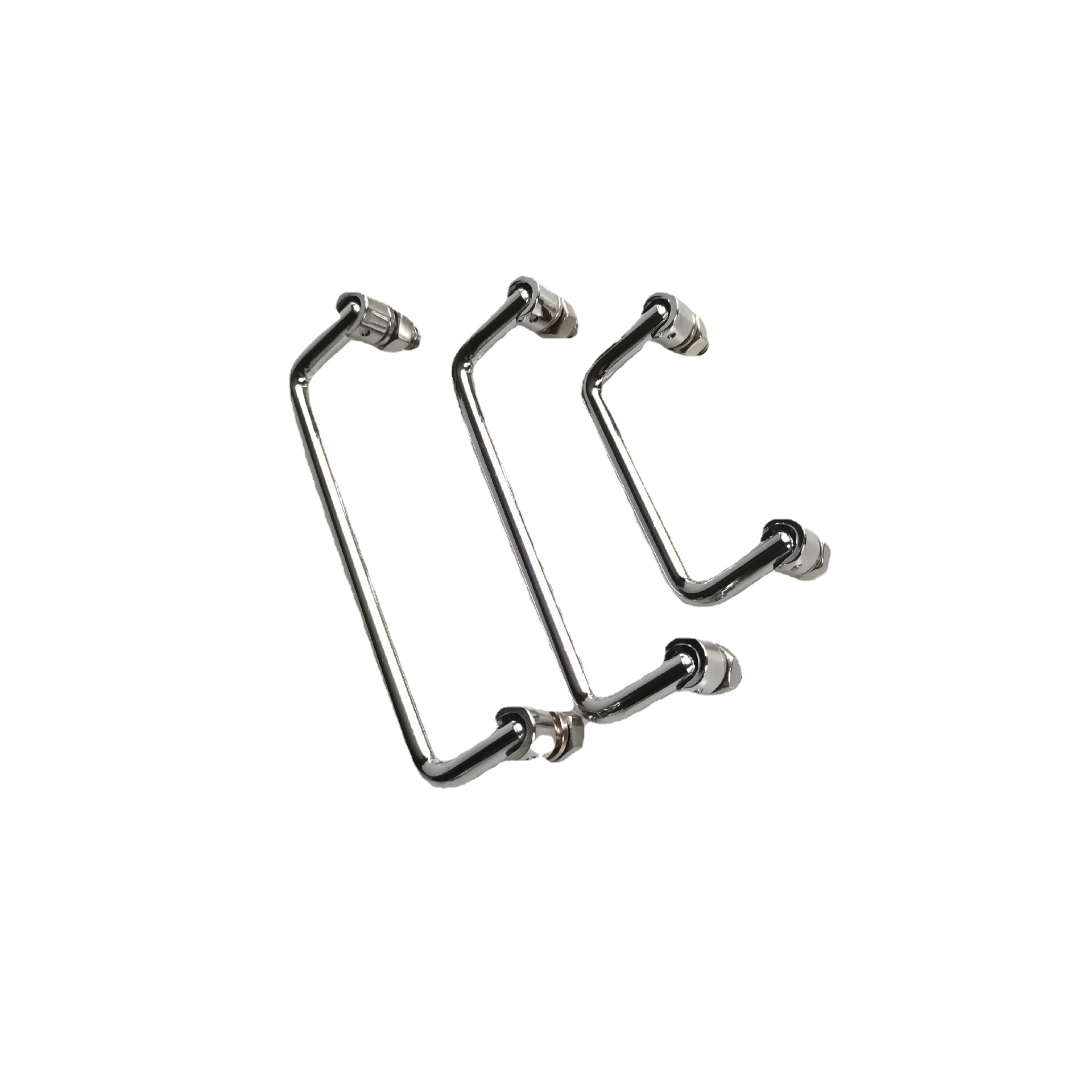 Durable Chrome-Coated Carbon Steel Handles for Distribution Panels and Metal Boxes