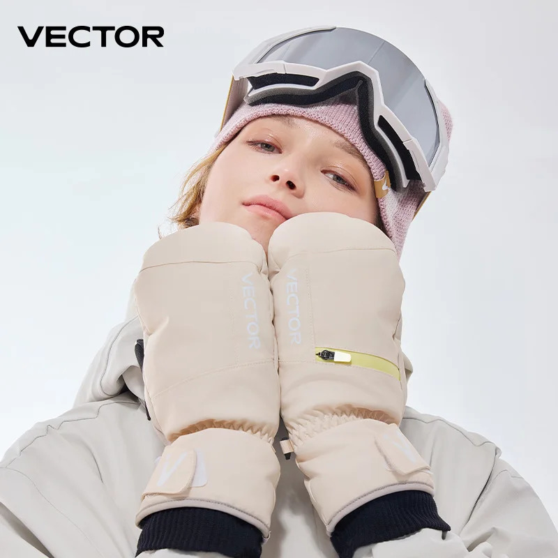 VECTOR Mens and Womens Detachable Cotton Protective Gloves Are Windproof Splash Proof Anti Slip Warm Wearresistant 241024