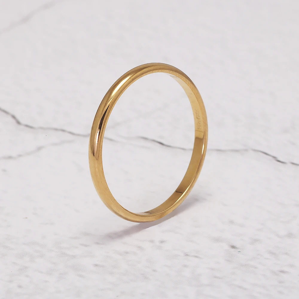 Real Pure 925 Sterling Silver Rings For Women And Men Simple Couple Ring Smooth Wedding Band For Lovers Jewelry 241024