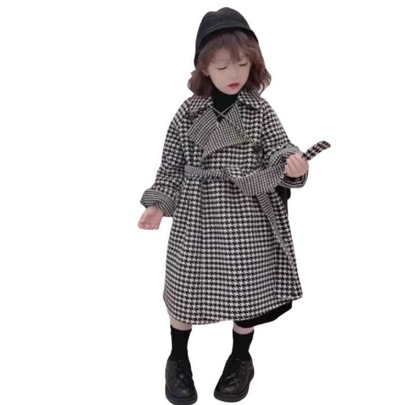 Womens wool coat jacket cotton coat windshield 2023 long warm thick velvet winter autumn youth clothing W241023