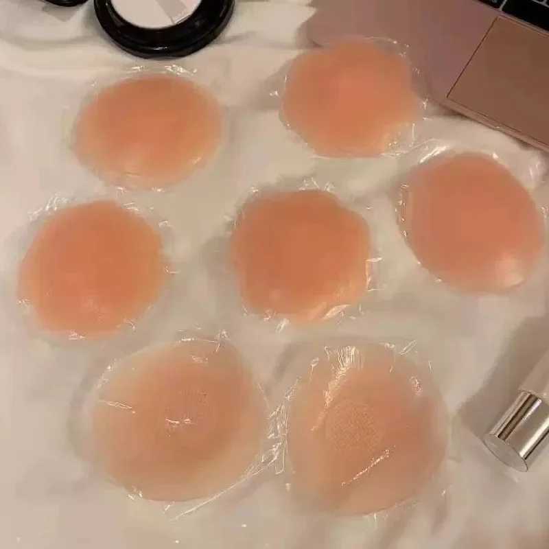 Invisible Silicone Nipple Cover 12/36Pcs Box Set Women Self Adhesive Chest Paste Bra Sticker Strapless Girls Reusable Patch PadsXJ241024