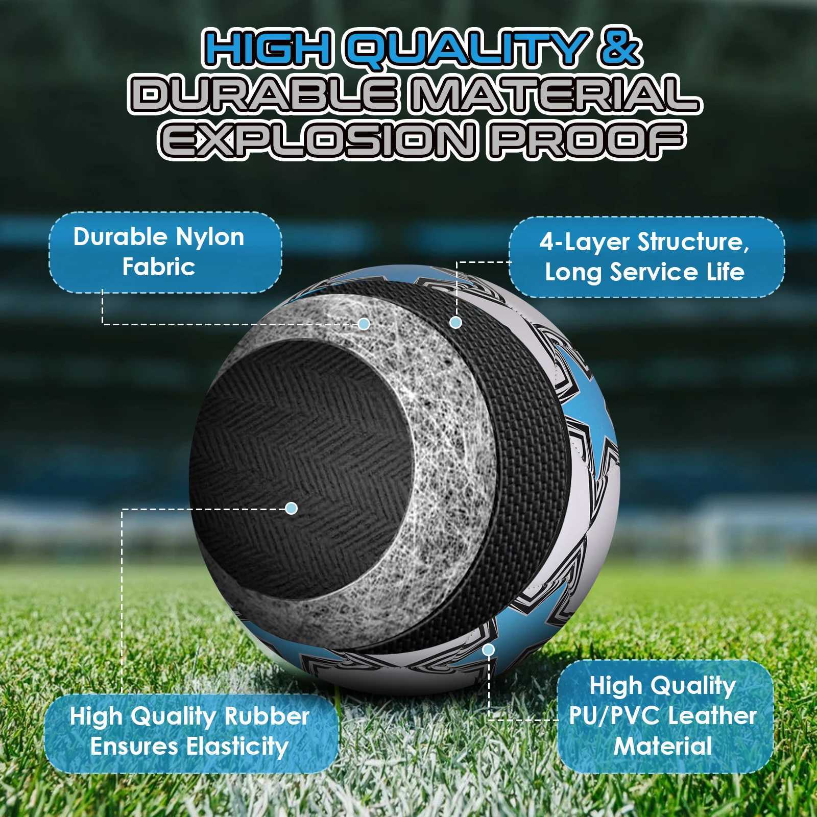 Soft PVC Cover Football Machine Stitched Panels For Durability Soft PVC Cover For Smooth Handling yellowXJ241023