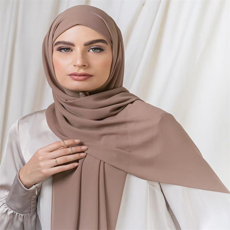 Perfect Quality designers Pearl Scarf Premium Accessory - Unicolor ece Embellished scarf Lightweight go silk nice