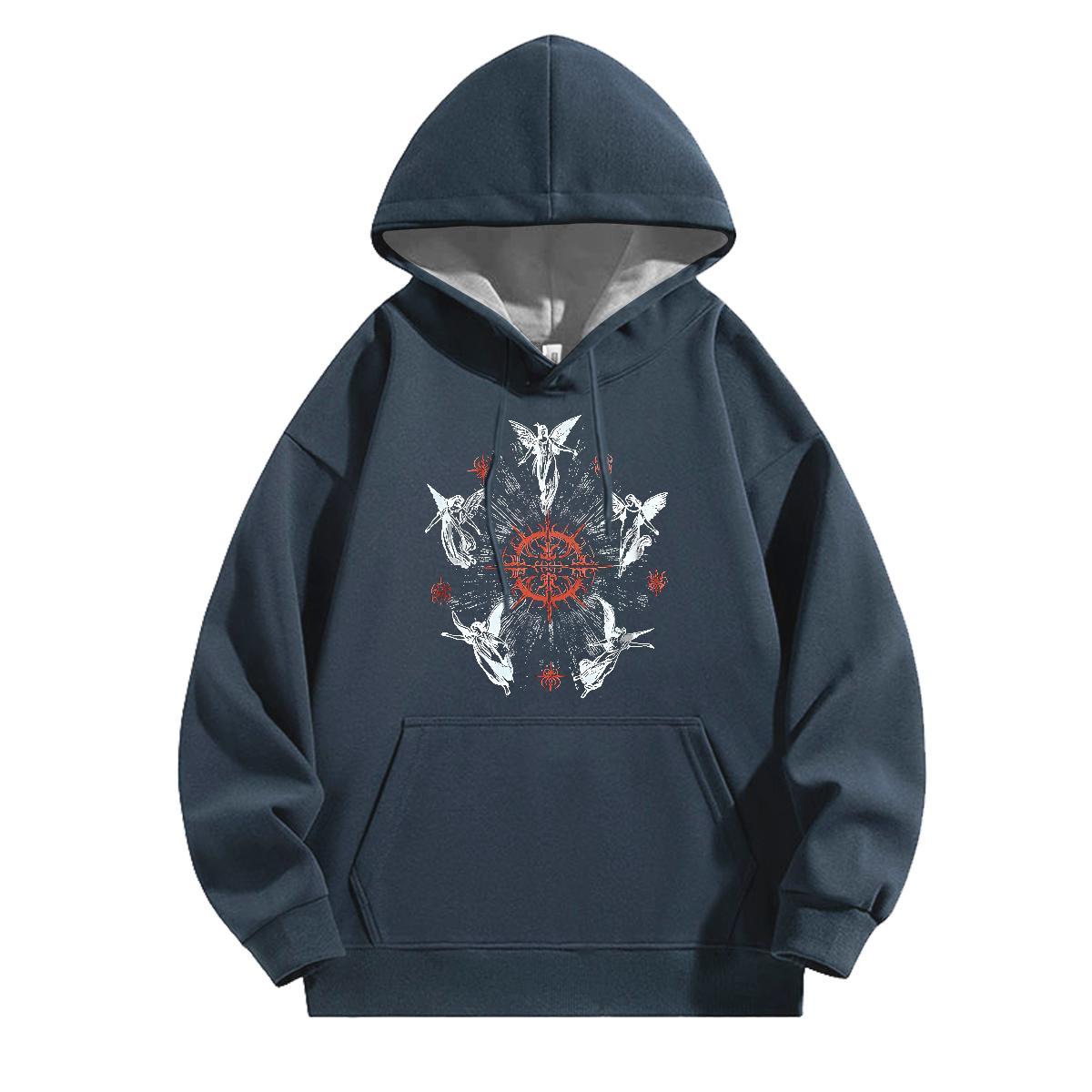 Stylist Men Sweatshirt hoodie Drawstring Long Sleeve Cool Design Mens Hoodie DIY Clothes Hoodie Hip Hop Tech Fleece