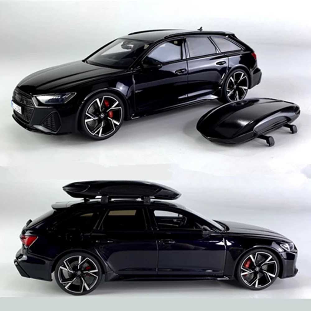 1/18 Audi RS6 avant-garde truck alloy car model Diecasts metal sports car model simulation sound light childrens toy gift X241024