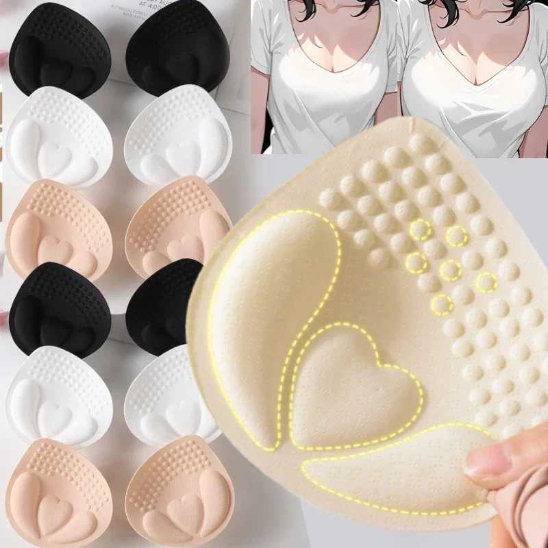 3D Removable Push Up Bra Pads Inserts Women Underwear Breast Lift Breathable Sponge Padded Bra Pad Lining Swimsuit Bra InsertXJ2410