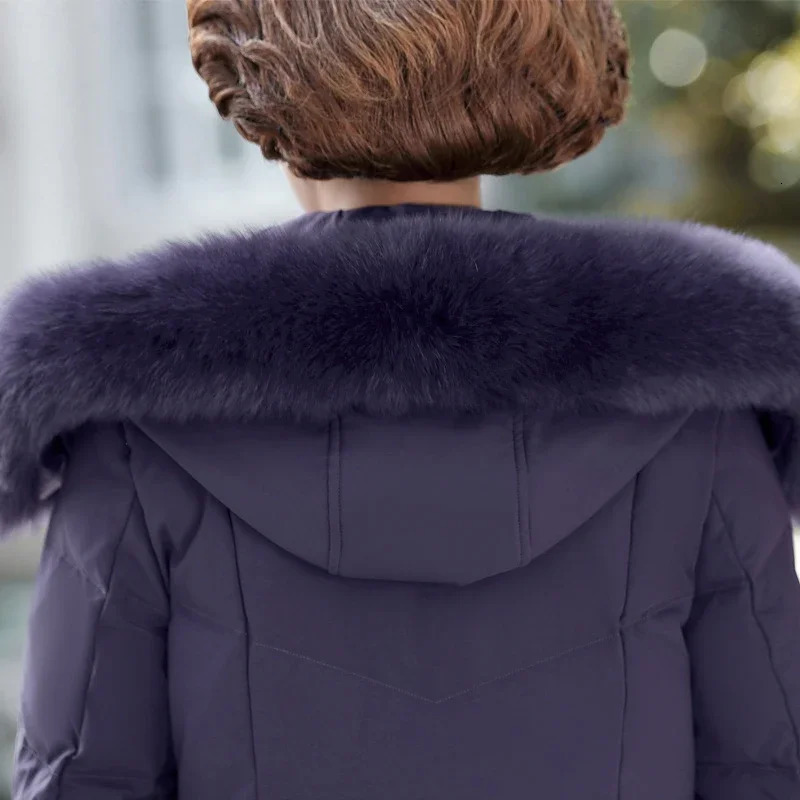 fur collar medieval womens long coat winter retro Prakas elegant thick warm puff jacket womens coat 241023