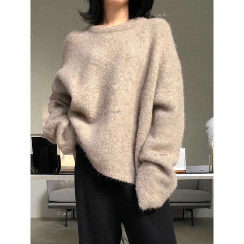 Women's Sweaters Thick Oversize Sweater Women Jumper Autumn Winter Cashmere Wool Warm Clothes Pull Femme Hiver Knitted Pullover 230223