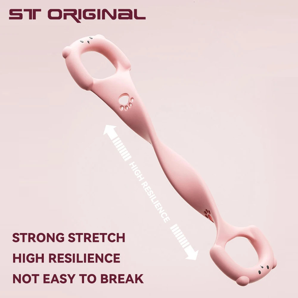 Yoga Tension Rope Animal Cat Paw Home Gym Elastic Band Portable Fitness Equipment Resistance Shoulder Opening Chest 241024