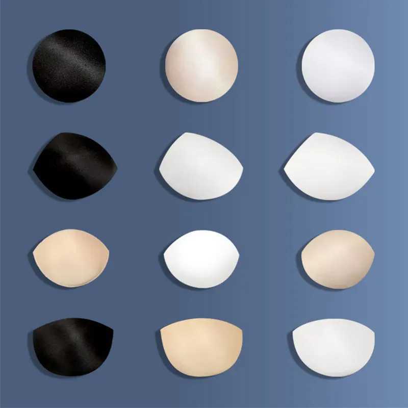 Swimsuit Padding Inserts Triangle Round Sponge Pads Chest Cups Breast Bra Bikini Inserts Chest Pad Women Clothes AccessoriesXJ241024
