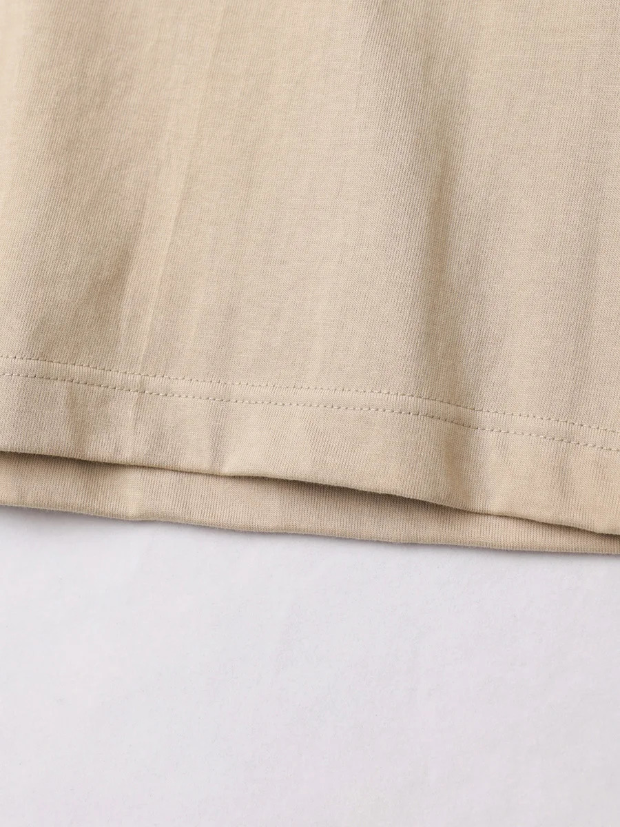 10.58oz 300g heavy-duty cotton ultra-fine solid color shoulder short sleeved mens summer T-shirt 241024