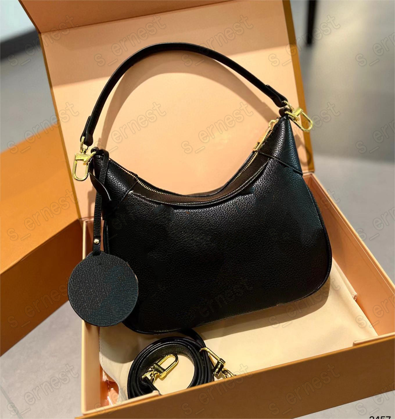 Designer Mini Moon Woman Handbags Shoulder Bags With Hardware Purses Luxury Versatile Underarm Package