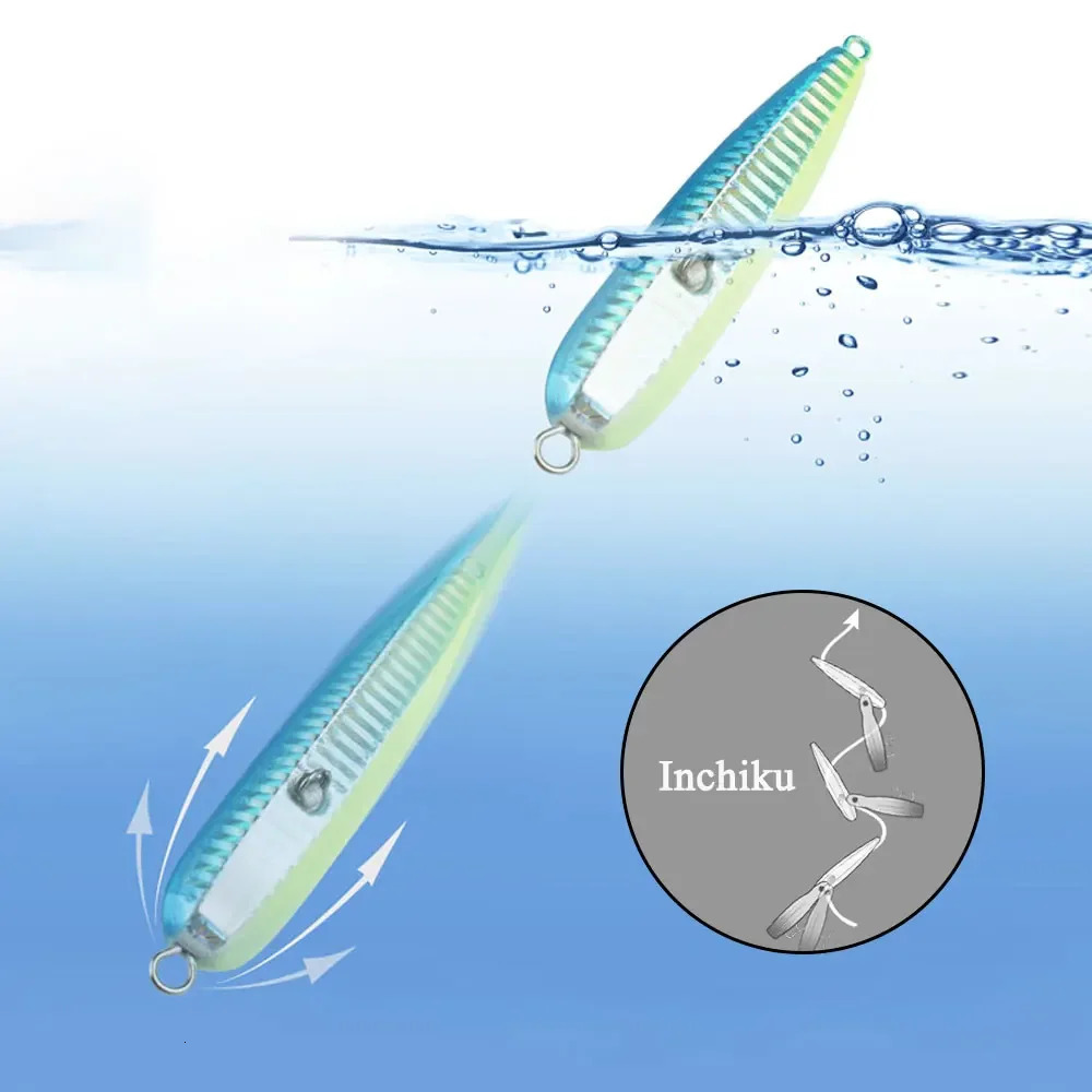 1PC Inchiku 80g100g120g150g200g250 Jig Metal Head Octopus Skirt Kingfish Snapper Grouper Slow Jigging Lure Artifial Fishing Bait 241024