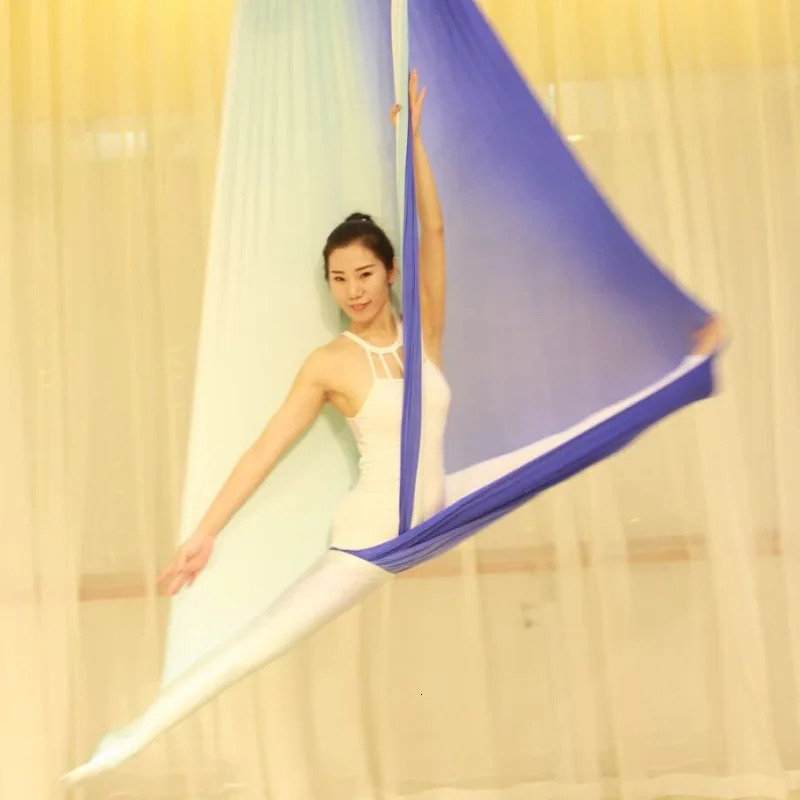 Multicolour Aerial Antigravity Yoga Hammock Swing Flying Bed Bodybuilding Gym Fitness Equipment Inversion Trapeze 241024