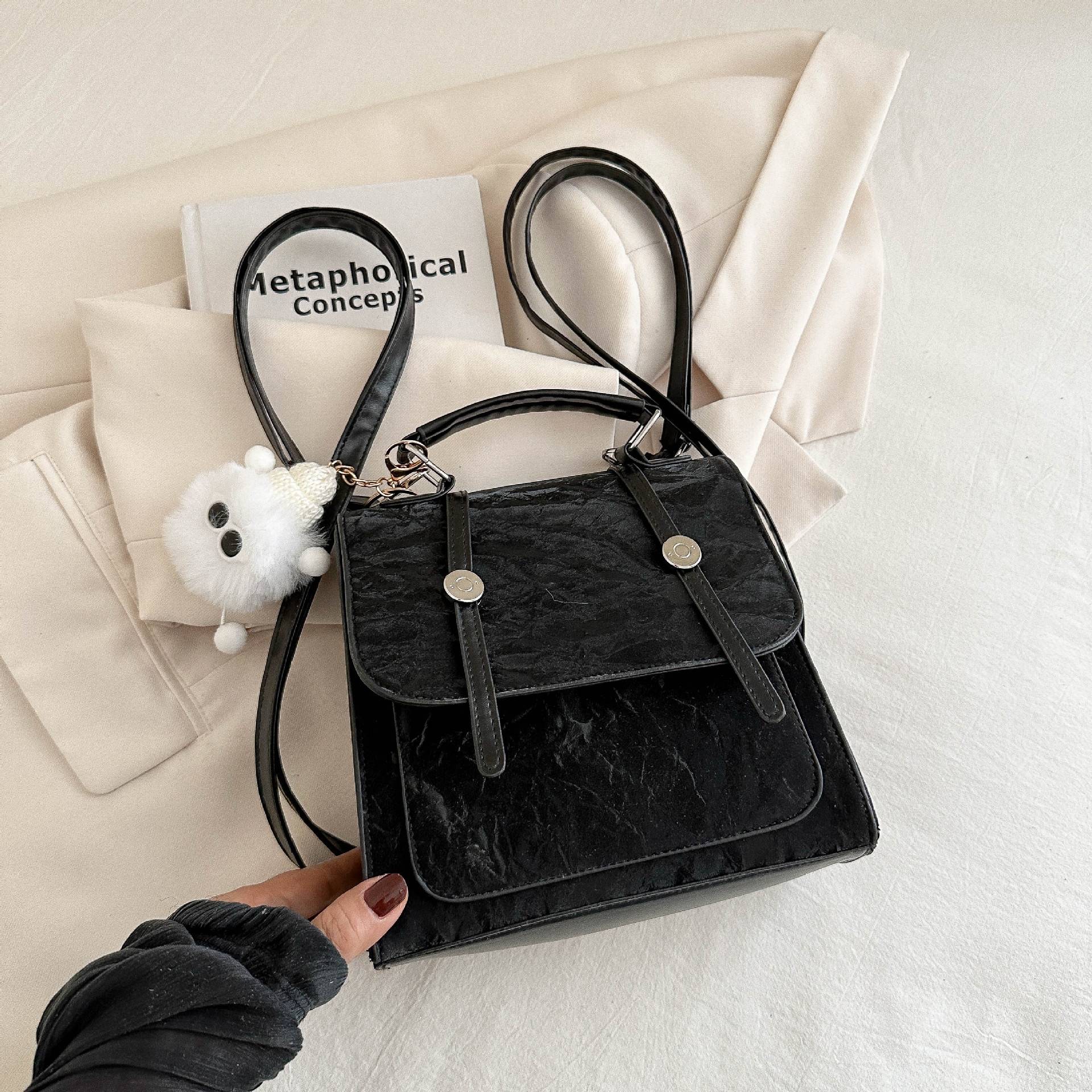 2025 Designer 2024 Summer 3 New Casual Handheld Large Capacity Personalized Fashion Backpack free shipping