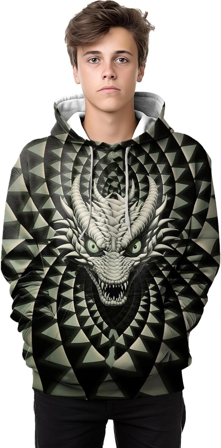 Hoodie for Mens Womens Hoodies for Men Women 3D Print Graphic Sweatshirt Pullover Novelty Hoody Hooded With Pockets Graphic Hoodies Fantasy fashion tr