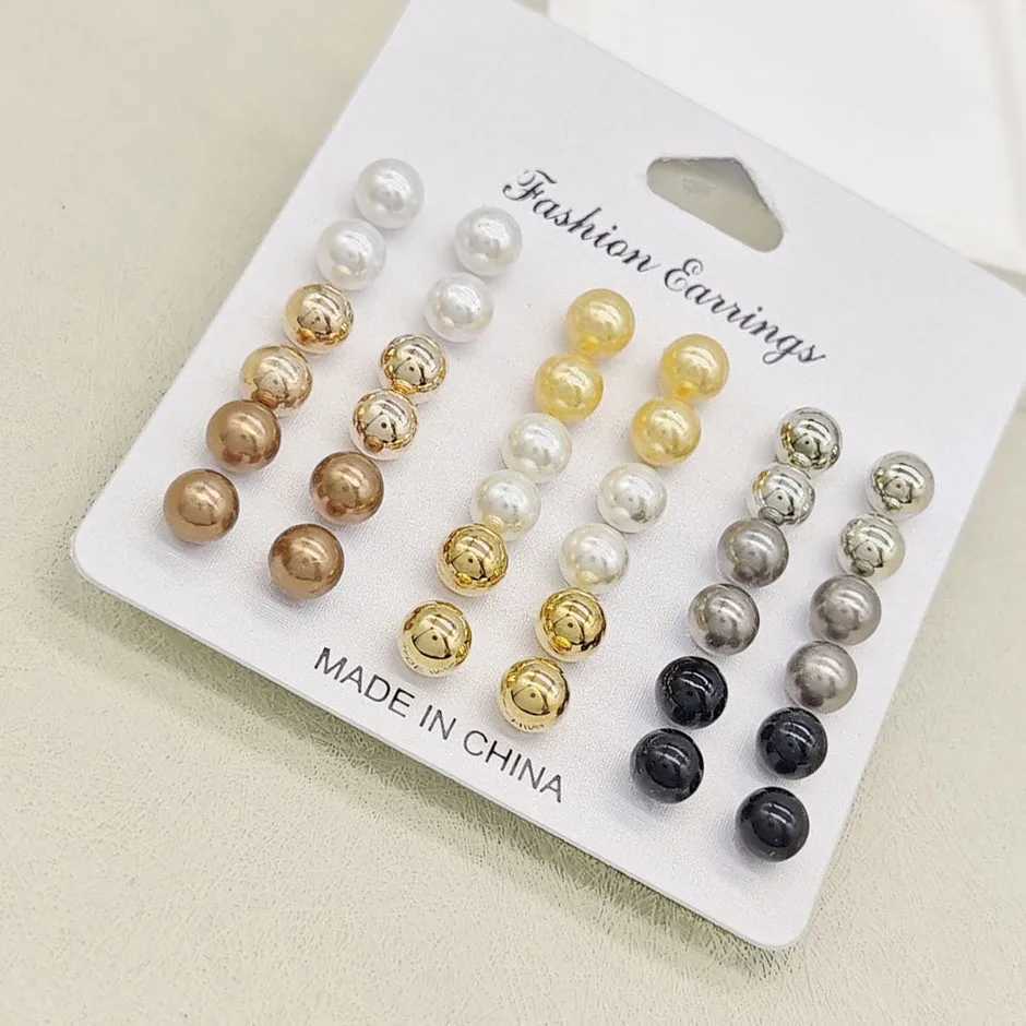 36pcs European and American Hot selling Pearl Earnail Set with Retro and Minimalist DesignX241023