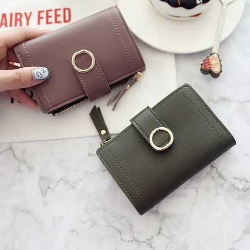 Fashion Trend Clutch Womens Wallet Zipper Leather Wallet Womens Paper Bag Z250411