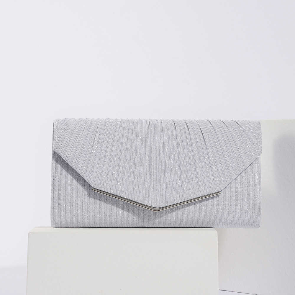 CMM Ladies Banquet Handbag Flip Cover Pillow Bag Socialite Party Banquet Bag Exquisite Pleated Bag