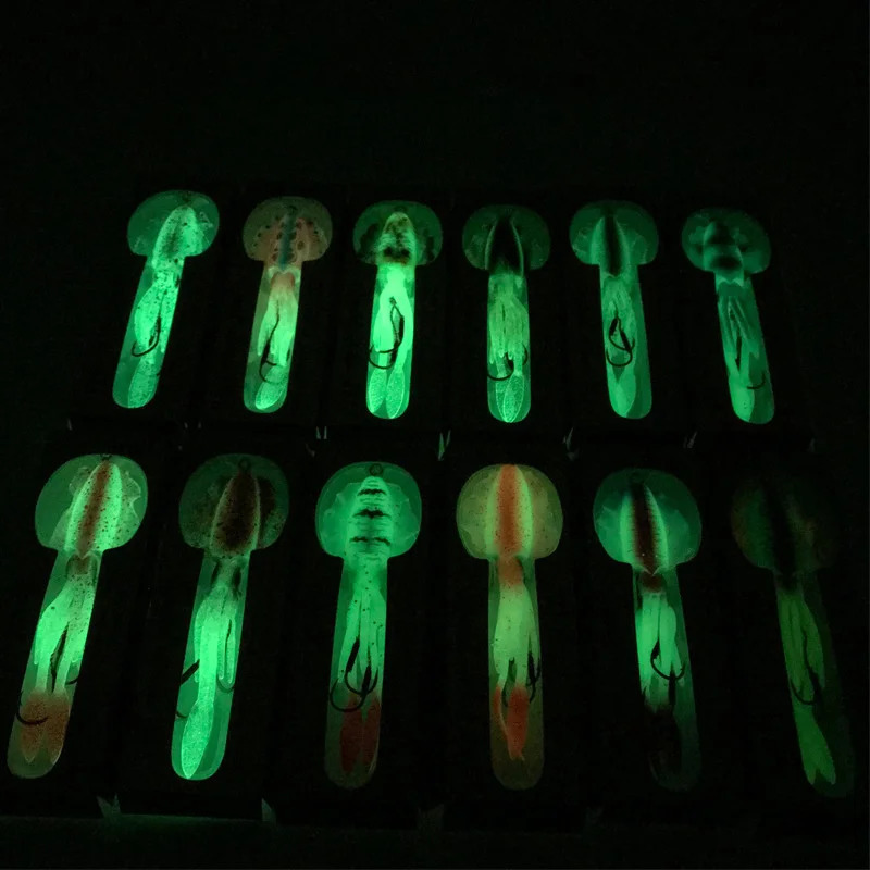 1PCS 60G Octopus Head Jigs 15cm for Boat Fishing Deep Sea Squid Biomimetic Soft Baits Accessories Equipment 241024