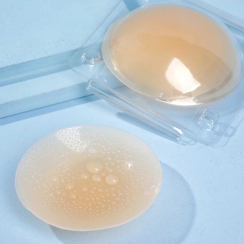 No Glue Self Adhesive Nipple Covers Invisible Silicone Breast Petals Waterproof Chest Sticker No Show Boob Tape For Backless BraXJ241024