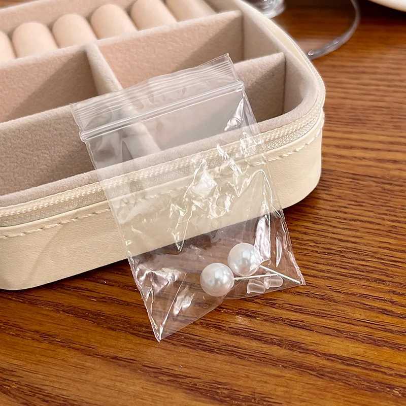 925 Silver Needle Korean Edition Temperature Simple Pearl Earrings Allergy Prevention Round Pearl Earrings Wholesale 2024 W241023