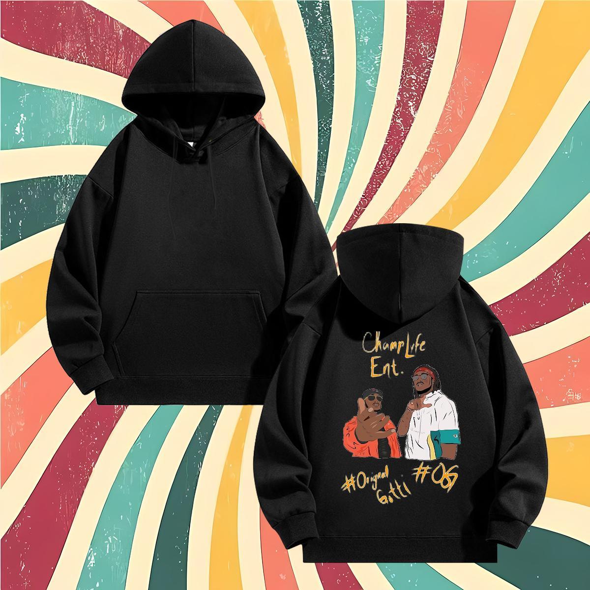 2024 Designer Hoodie for Men Anime Oversized US Size Loose Fit Mens Hoodie Tops Hoody Street wear Hip Hop Warm Fleece Breathable Soft