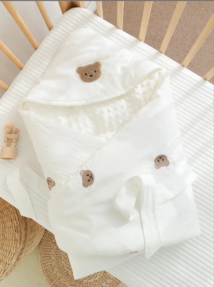 born Envelope Baby Received Blanket Boy Girl Cotton Soft Baby Sleeping Bag Baby Cart Blanket 241023
