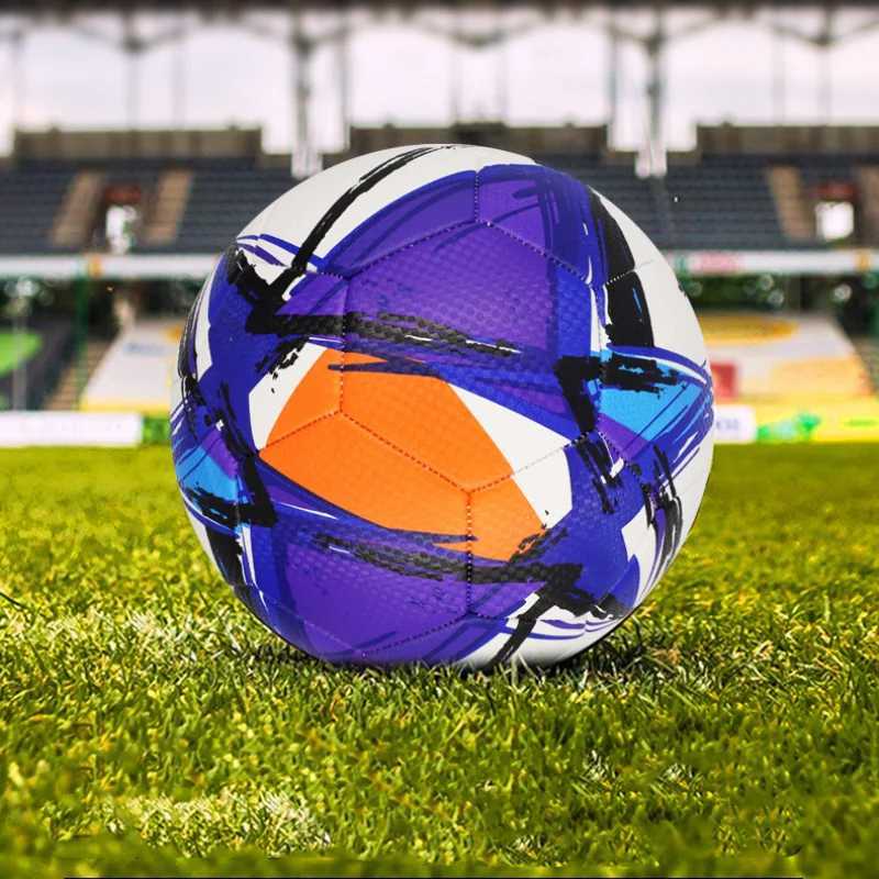 PU/PVC Football Standard Size 5 Adults Use Soccer Ball Indoor Outdoor Training Match Wear-resistant Machine-stitched BallXJ241023