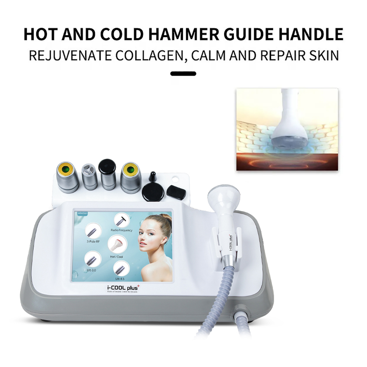 Hot New Upgrade Layered Anti-Aging Skin Tightening Elasticity Restoration Tira RF Ultrasound 5 In 1 Beauty Instrument Non-Invasive Eye Face Lifting Wr