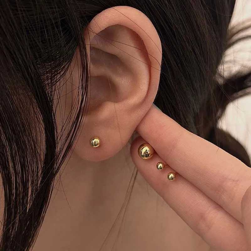 6 classic small ball earrings suitable for women classic round pearl bead earrings Accor fashion jewelry gifts W241023