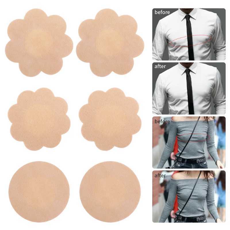 Women Nipple Pasties Piece Breast Petals Cloth Nipple Cover Teat Hide Invisible Bra Padding Chest Sticker Patch CoversXJ241024