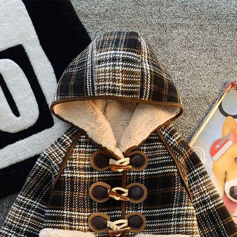 Womens wool coat outerwear 2022 new style thick velvet winter autumn cotton childrens clothing W241023