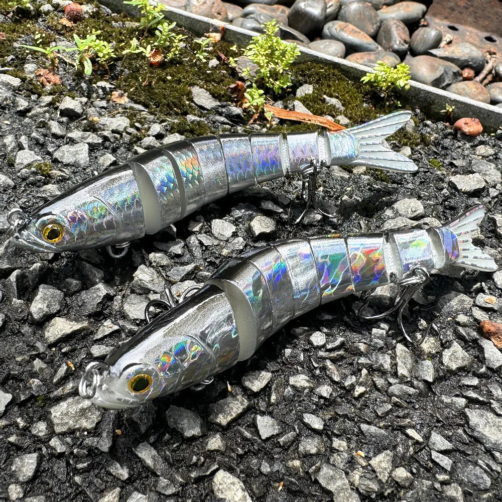 Swimbait 11g 16g 27g Multi Joint Lure Slow Sinking Bionic Fish Swimming Pesca Bass Treble Hook Carp Fishing Tackle Hard Bait 241024