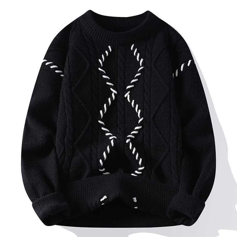 2024 Brand Sweater Fall Winter Knitted Pullover High End Fashion Soft Warm Mens Cashmere Sweaters Luxury Men Casual Loose Jumper LX241024