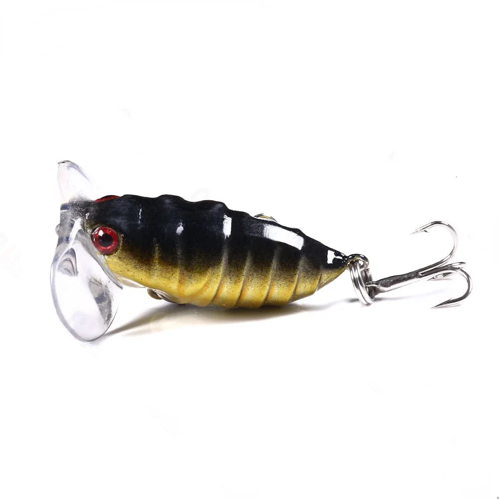 4cm 55g Bionic Iscas Artificial Wobblers Crankbait Pesca Insect Pike Tackle Simulation Cicada Hard Bait Fishing Lure 241024