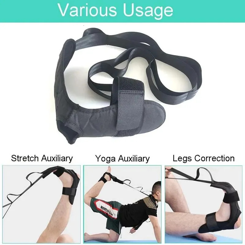 Yoga Stretch Band of Leg Flexibility Belt yoga strap Fascia Stretcher Strap for Ballet Gymnastics Trainer y241024