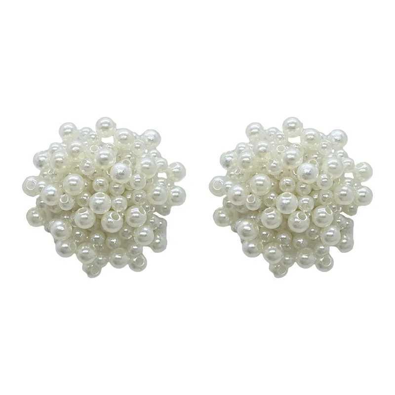 Imitation Baroque Pearl Fireworks Female Stud Earrings Luxury Pearl Earrings Personalized Jewelry Accessories W241023