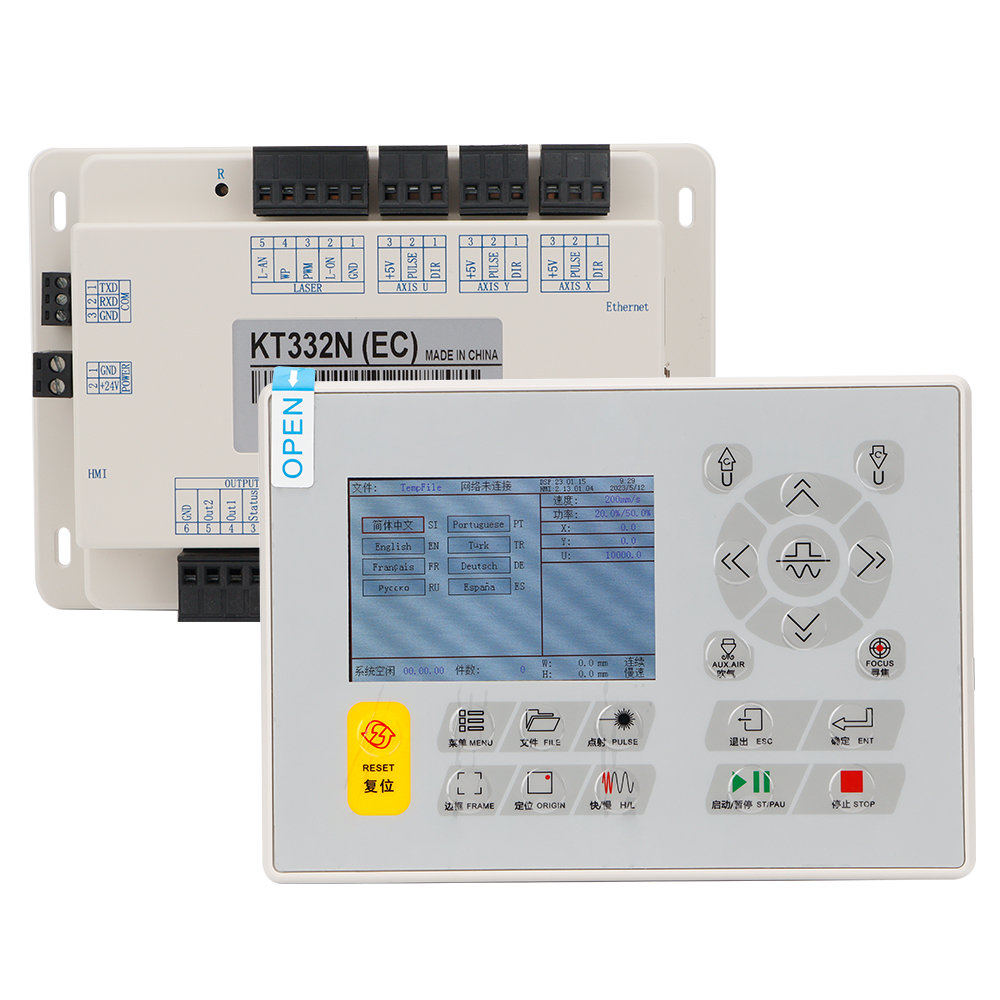 Will Fan Ryxon KT332N Co2 Laser Controller 3inch LCD Panel Motherboard For Laser Engraving Cutting Machine